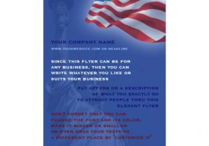 Free American Flag Flyer Template American Flag Flyer Zazzle