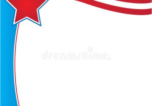 Free American Flag Flyer Template Patriotic Background Border Template Stock Illustration