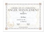 Free Anger Management Certificate Of Completion Template 18 Free Certificate Of Completion Templates Utemplates