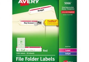 Free Avery 5066 Label Template Avery 5066 Permanent File Folder Labels Trueblock Laser