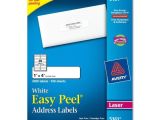 Free Avery Templates 5161 Labels Avery Easy Peel Address Labels 30 Per Sheet White 1 Quot Width