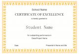Free Award Certificate Templates for Students Perfect Example Of Editable Certificate Of Excellence