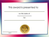 Free Award Certificate Templates for Students Student Certificate Awards Printable Certificate Templates