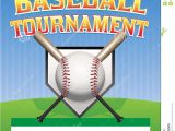 Free Baseball tournament Flyer Template Baseball tournament Illustration Stock Vector