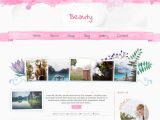 Free Beauty Blog Templates Beauty Blogger Template Free Download 2018
