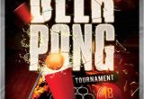 Free Beer Pong Flyer Template 16 tournament Flyers Psd Word Ai Vector Eps Free