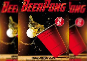 Free Beer Pong Flyer Template Beer Pong Championship Premium Flyer Template