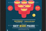 Free Beer Pong Flyer Template Beer Pong Flyer by Guuver Graphicriver