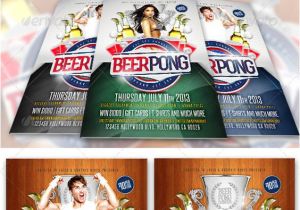 Free Beer Pong Flyer Template Beer Pong Flyers and Beer On Pinterest
