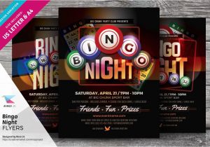Free Bingo Night Flyer Template Bingo Night Flyer Templates Flyer Templates Creative