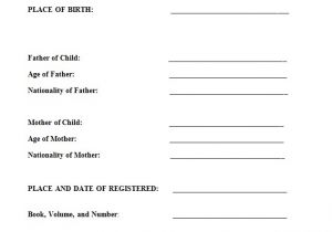Free Birth Certificate Translation Template From English to Spanish 15 Birth Certificate Templates Word Pdf Template Lab