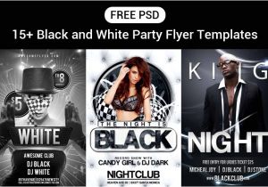 Free Black and White Flyer Templates 15 Free Black and White Party Flyer Psd Templates Designyep
