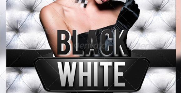 Free Black and White Flyer Templates Black and White Flyer Template by Lordfiren On Deviantart