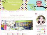Free Blog Templates for Teachers Owl Premade Blogger Template for Teachers