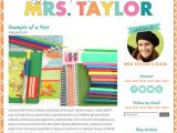 Free Blog Templates for Teachers Premade Blogger Template Teacher Blog with Colorful Text