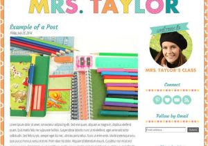 Free Blog Templates for Teachers Premade Blogger Template Teacher Blog with Colorful Text