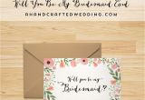 Free Bridesmaid Proposal Template Free Printable Will You Be My Bridesmaid Card Free