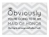Free Bridesmaid Proposal Template Obviously Will You Be My Bridesmaid Proposal Card Zazzle Com