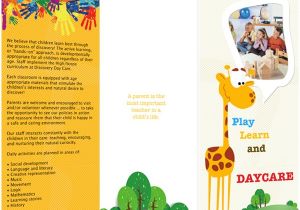 Free Brochure Templates for Kids Brochure Templates Samples Brochure Maker Publisher Plus