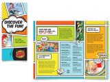 Free Brochure Templates for Kids Kids Club Brochure Template Design