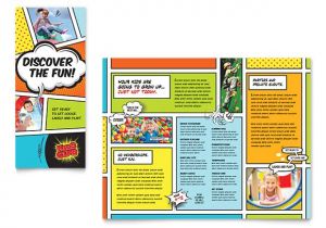 Free Brochure Templates for Kids Kids Club Brochure Template Design