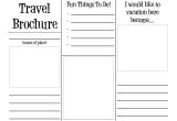 Free Brochure Templates for Kids Travel Brochure Layers Of Learning