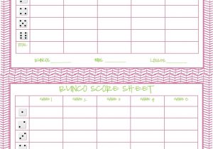 Free Bunco Scorecard Template Free Printable Bunco Score Sheets Only Feel Free to