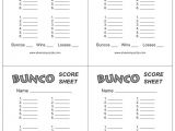 Free Bunco Scorecard Template This is the Bunco Score Sheet Download Page You Can Free