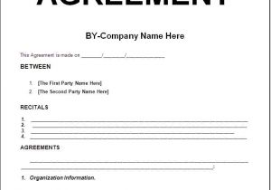 Free Business Contract Template Downloads Free Download Blank Contract Agreement form Sample for
