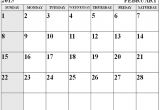 Free Calendar Template February 2015 Month Of February Calendar 2015 Www Pixshark Com