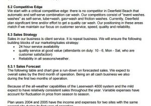 Free Car Wash Business Plan Template Pdf forecast Your Sales Bplans