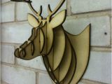Free Cardboard Taxidermy Templates Mdf Acrylic Cardboard Deer Head Taxidermy