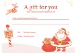 Free Certificate Templates for Word 2010 Christmas Gift Certificate Template Word 2010 Free