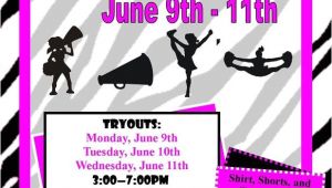 Free Cheerleading Flyer Templates Cheerleading Tryouts Publisher Flyer Free Download and