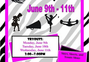 Free Cheerleading Flyer Templates Cheerleading Tryouts Publisher Flyer Free Download and