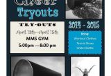 Free Cheerleading Tryout Flyer Template Cheerleading Tryout Template Cheerleading Pinterest