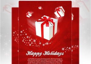 Free Christmas Brochure Templates Christmas Flyer Psd Template Free Psd Files