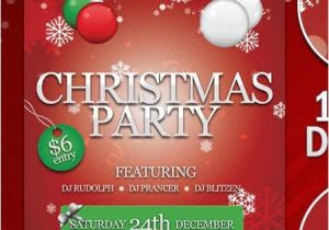 Free Christmas Brochure Templates Free Party Flyer Template with Psd Set 3