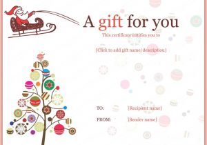 Free Christmas Gift Certificate Template 20 Awesome Christmas Gift Certificate Templates to End 2017