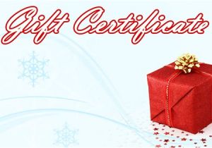 Free Christmas Gift Certificate Template Christmas Gift Certificate Template 16 Word Pdf