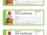 Free Christmas Gift Certificate Template Free Gift Certificate Template and Tracking Log
