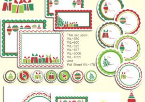 Free Christmas Label Templates Avery Labels Christmas Labels Ready to Print Worldlabel Blog