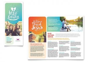Free Church Brochure Templates for Microsoft Word Church Brochure Template Design