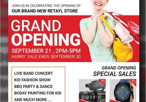 Free Clothing Store Flyer Templates Grand Opening Flyer Template 34 Free Psd Ai Vector