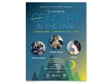 Free Concert Flyer Templates Word Summer Concert Flyer Template Word Publisher