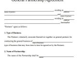 Free Contract Templates for Small Business 16 Partnership Agreement Templates Sample Templates