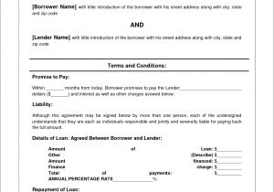 Free Contract Templates for Small Business Small Business Loan Contract Template Examples Agreements