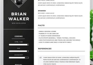 Free Cv Resume Template Word 130 New Fashion Resume Cv Templates for Free Download