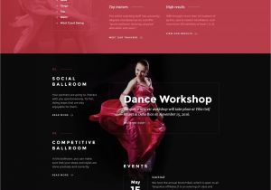 Free Dance Studio Business Plan Template Dance Academy Website Template