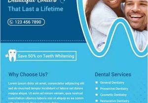 Free Dental Brochure Templates Free Download Dental Flyer Template Psd Flyershitter Com